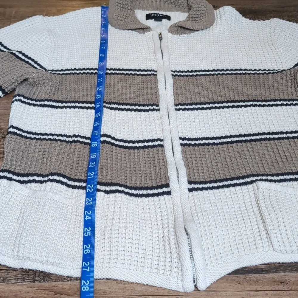 Brixton | Powell Chunky Knit Full Zip Cardigan Sweater | Size XL - Picture 8 of 8